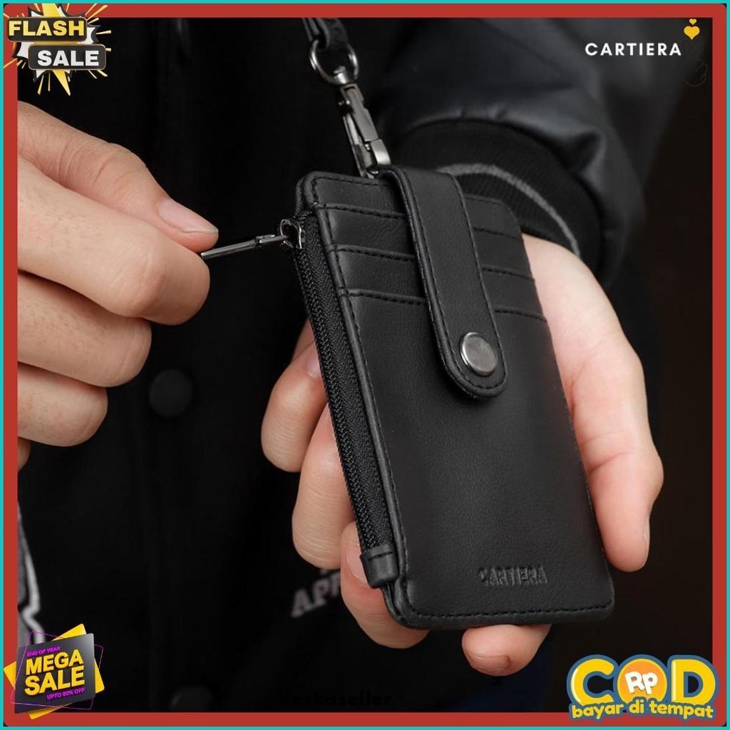 

Cartiera Vex Lanyard Id Card Name Tag Kalung Pria Wanita Kulit Praktis Premium (Lagi Diskon)