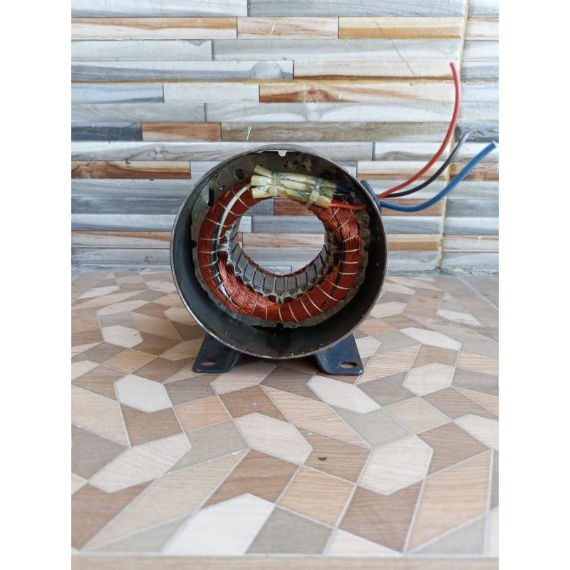 Dinamo Sepul / Gulungan Stator Pompa Air Shimizu + Body Cover / Rumah Dinamo Pompa Air Shimizu