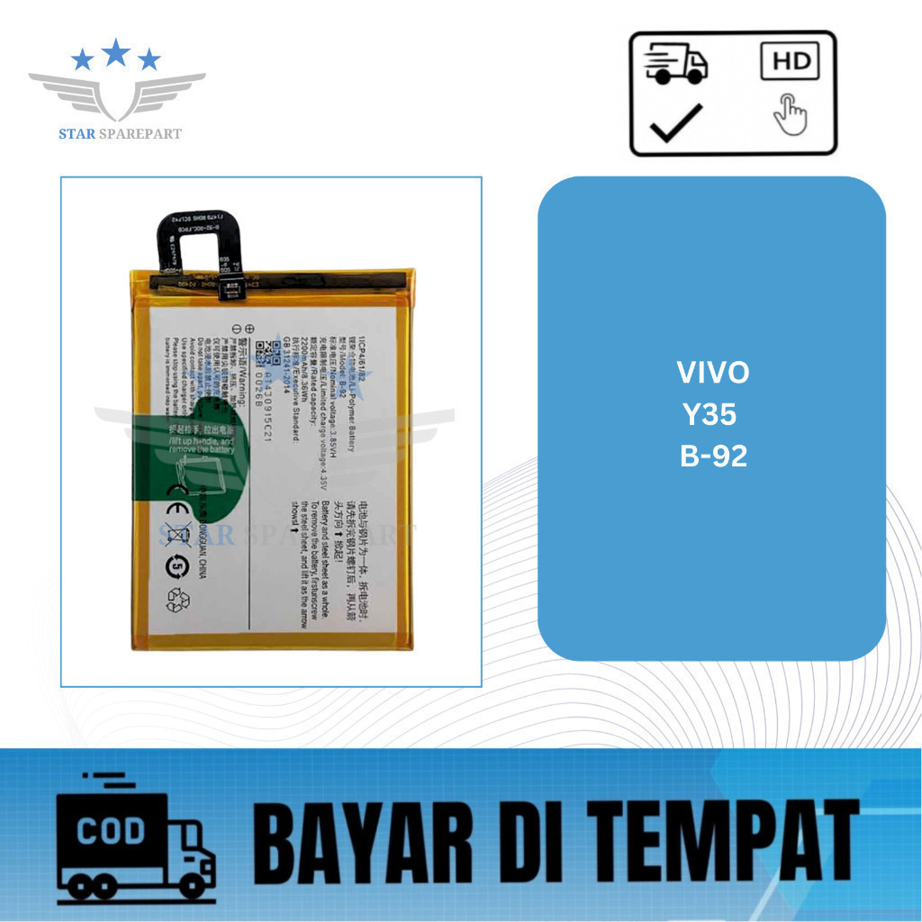 BATERAI VIVO Y35 / B-92