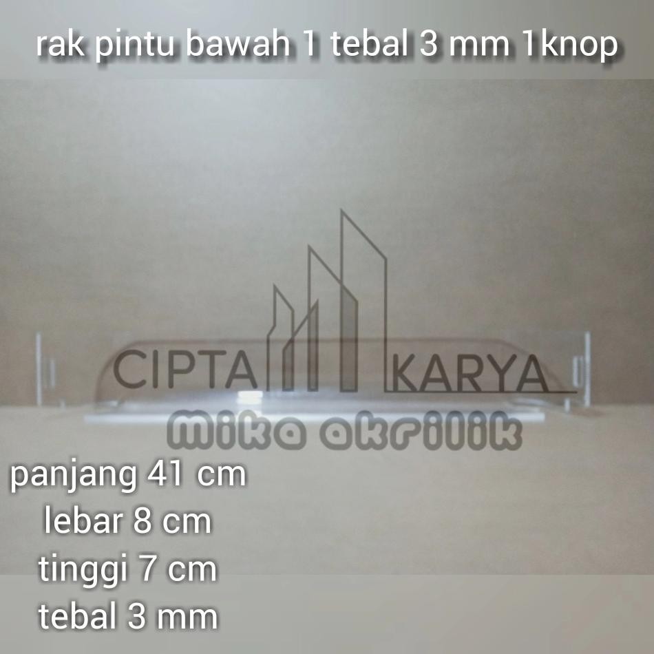 RAK BOTOL KULKAS LEMARI ES CUSTOM 3MM LG EXPRESS COOL 2PINTU SERI GN-V