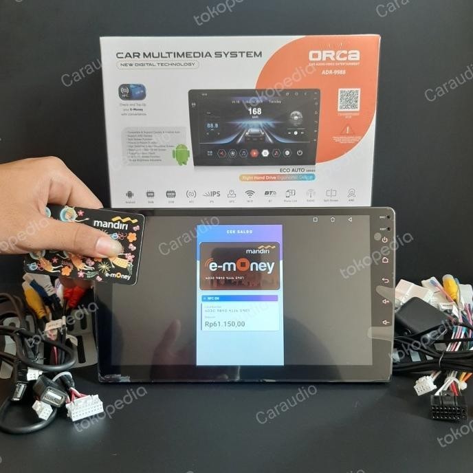 HEAD UNIT ANDROID 10 INCH ORCA ADR 9988 DSP ANDROID 10" ORCA MURAH