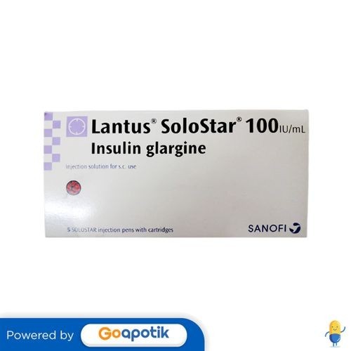 LANTUS 100 IU INJEKSI 3 ML BOX 5 SOLOSTAR
