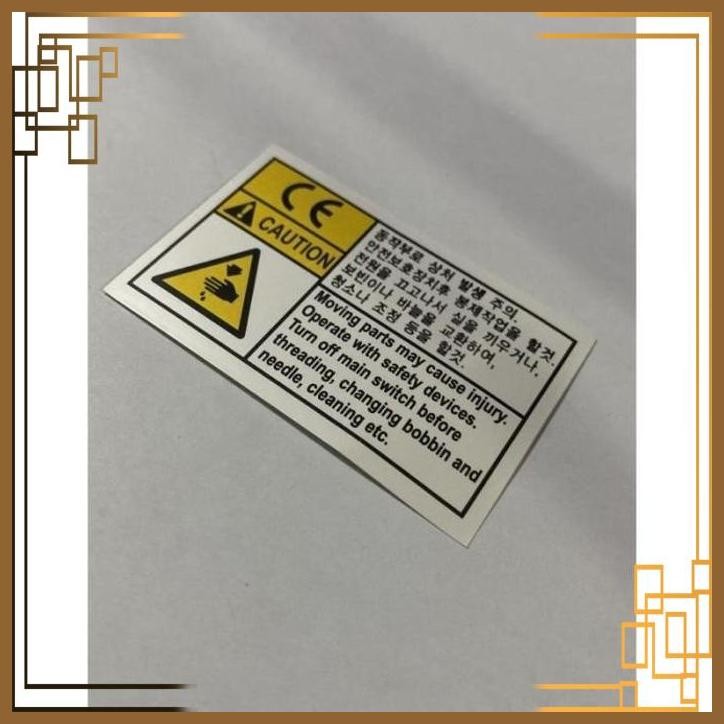 

[RMJ] STIKER CAUTION PUTIH