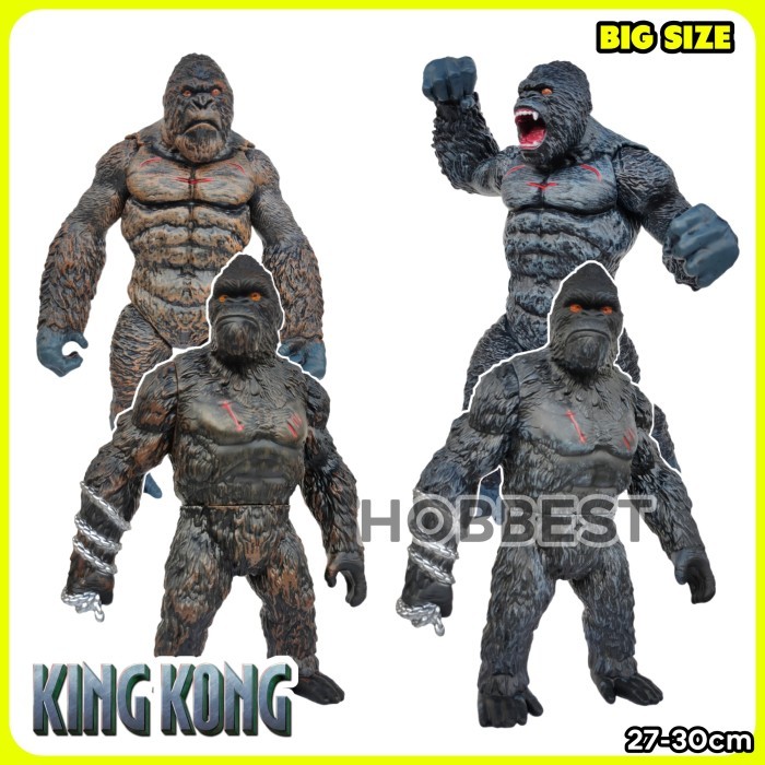Action Figure KING KONG JUMBO Miniatur Topper Pajangan Mainan Kingkong
