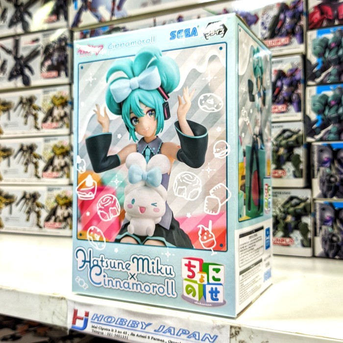 Sega Chokonose Figure Hatsune Miku X Cinnamoroll
