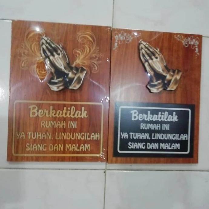 

Hiasan Dinding Rohani Alkitab Kristen /Katholik berkatilah rumah ini