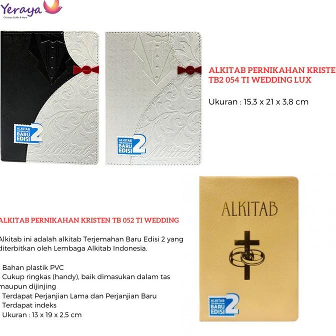 

alkitab wedding kristen protestan - alkitab pernikahan kristen JAKARTA