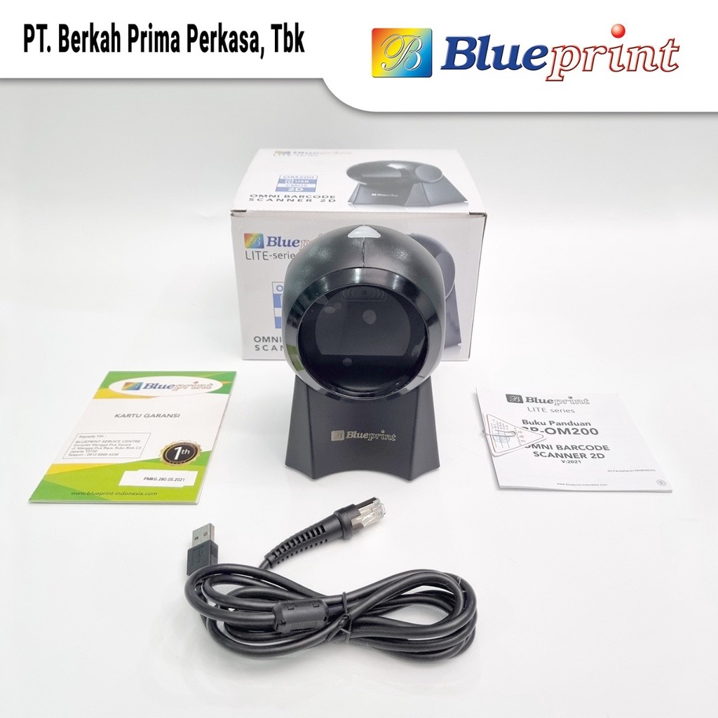 Omni Barcode Scanner OM200 BLUEPRINT 2D Auto Scan, QR code & Barcode