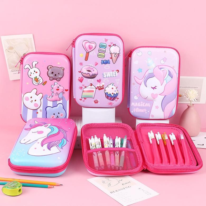 

et-12 Kotak Pensil 3D Pencil Case MIRIP SMIGGLE Lookalike KB PG TK SD HardTop Organizer Lucu Tepak Alat Tulis Termurah