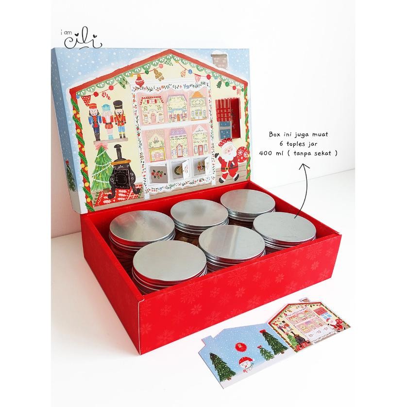 

Paling Murah!!! (BOX BETH ) DUS kue kering toples natal/merry christmas Termurah