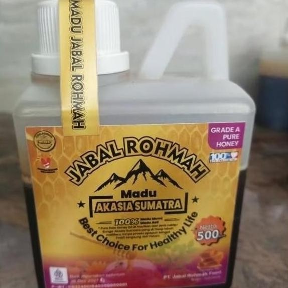 

Madu Murni Asli 500Gr Jabal Rohmah Nektar Akasia Sumatra Grade A 100% Alami Pure Natural Raw Honey