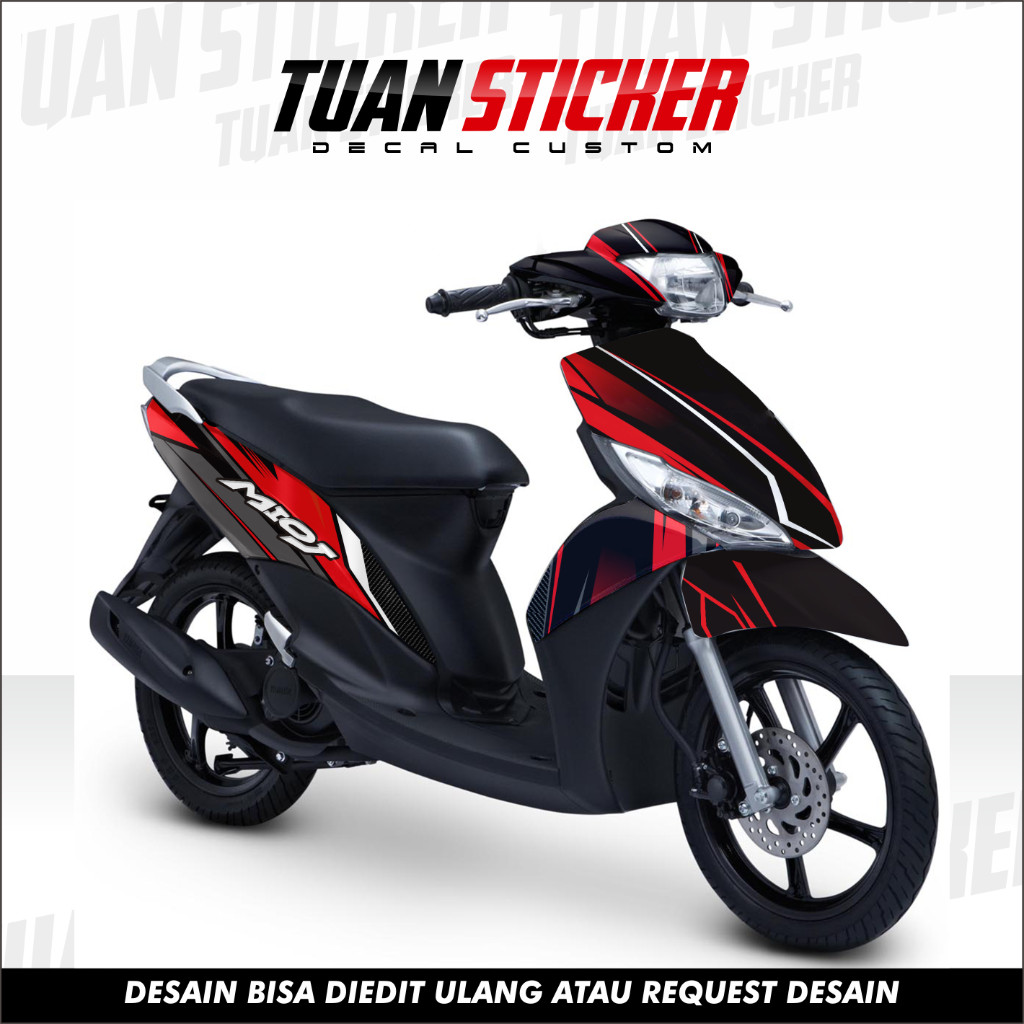 Decal Mio J Full Body Stiker Mio J Variasi Full Body Striping Mio J Variasi kode kosong dua