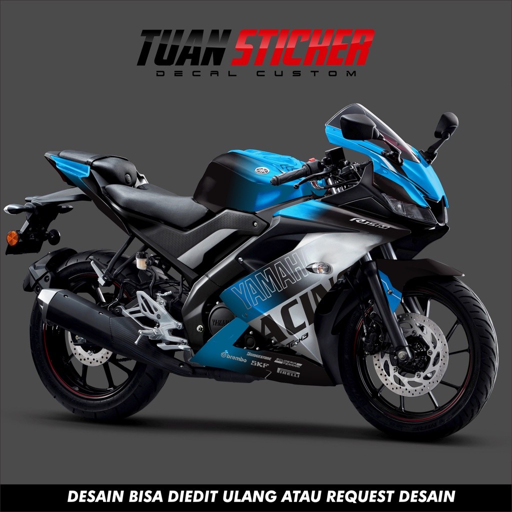 Sticker Striping Decal Yamaha R15 V3, Sticker Decal R15 V3, Sticker R15 , striping R15 V3 Yracing