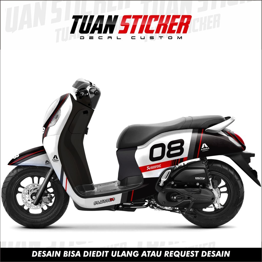 Sticker Striping Decal Scoopy 2021, sticker scoopy 2021, striping scoopy 2021 stiker scoopy 2021 Rac