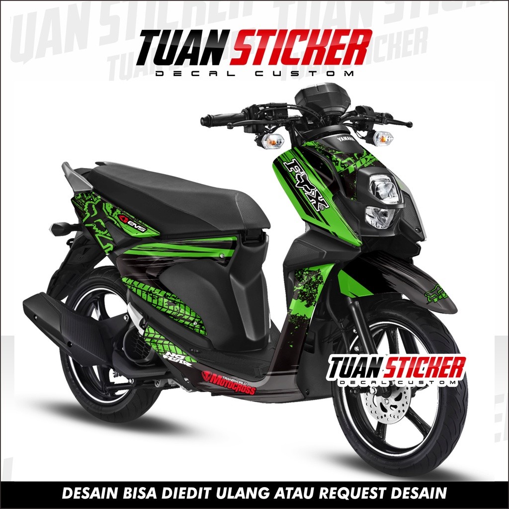 Sticker Striping Decal Yamaha XRide 125 Decal Sticker XRide 125 Sticker XRide 125 Full Body Gfox