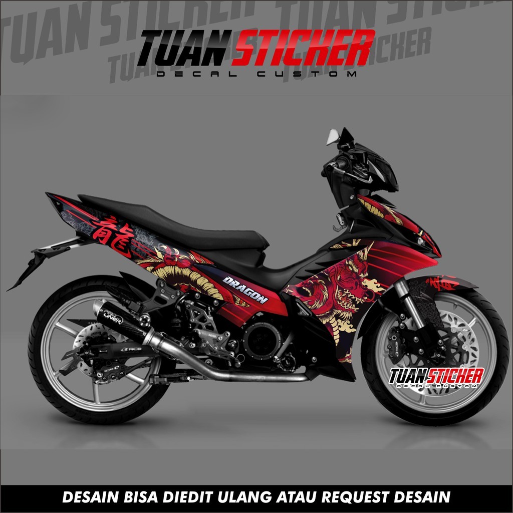 Sticker decal  jupiter mx 135, Striping jupiter mx 135 , Sticker jupiter mx 135 dragon