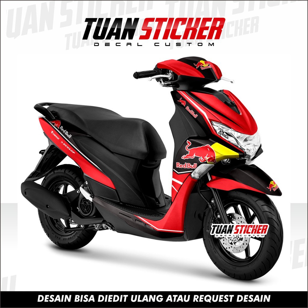 Sticker Decal Freego, Sticker Yamaha freego, Striping Freego full body, Stiker Yamaha Freego bull