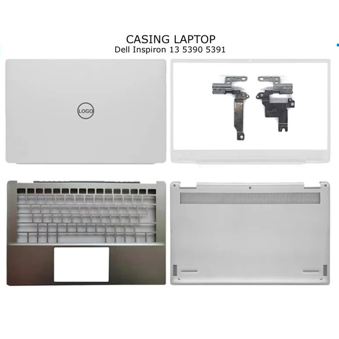 CASING LAPTOP DELL INSPIRON 13 5390 5391 LCD COVER BOTTOM CASE PALMRES