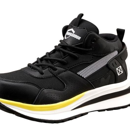 Sepatu Safety Boot Anti Paku Ujung Besi Sporty Safety Shoes