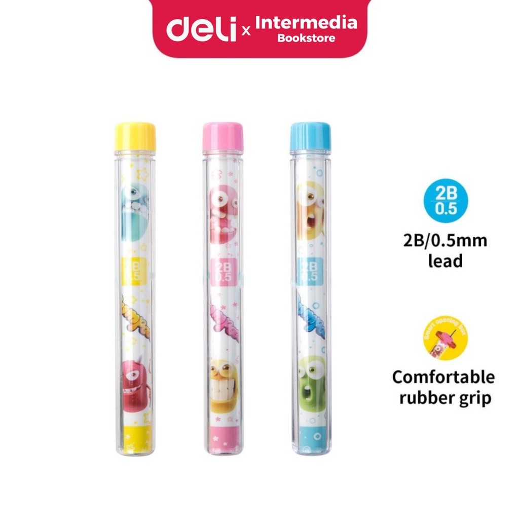 

Deli EU67200 Isi Pensil Mekanik Mechanical Pencil Leads Bumpees 2B 0.5mm