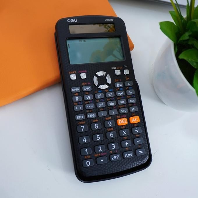 

Deli Kalkulator Ilmiah Sekolah Scientific Calculator 552Fungsi CD991ID H24M