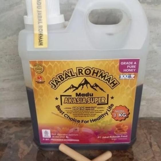 

Madu Akasia Super Asli Murni Jabal Rohmah Grade A 100% Alami Pure Raw Honey