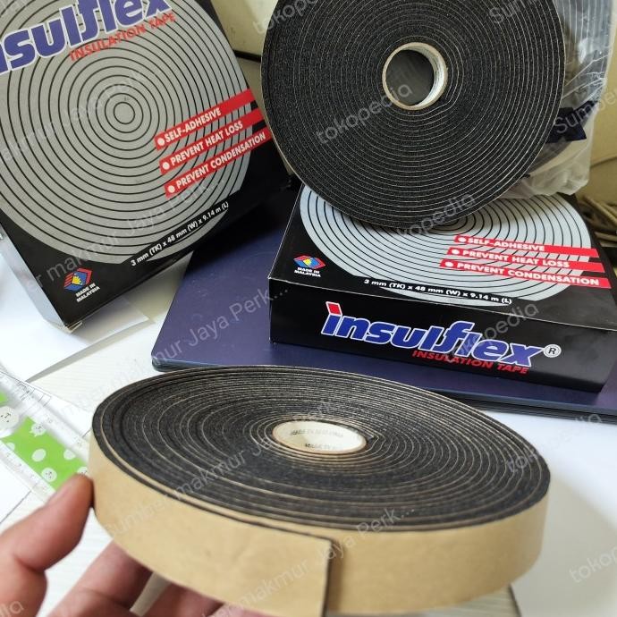 

Insulflex Tape ( Foam Tape Insulasi Pipa Tembaga Insuflex ) 2" Inch