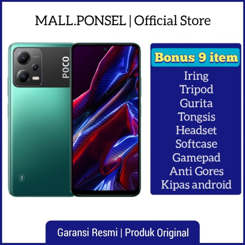 Poco X5 5G Ram 6/128GB + 8/256GB NEW Garansi resmi 1 tahun