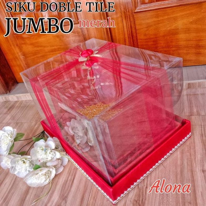 

fsd-34 BOX KOTAK SESERAHAN HANTARAN PERNIKAHAN MIKA TILE 1 SET ISI 4 PCS Hemat