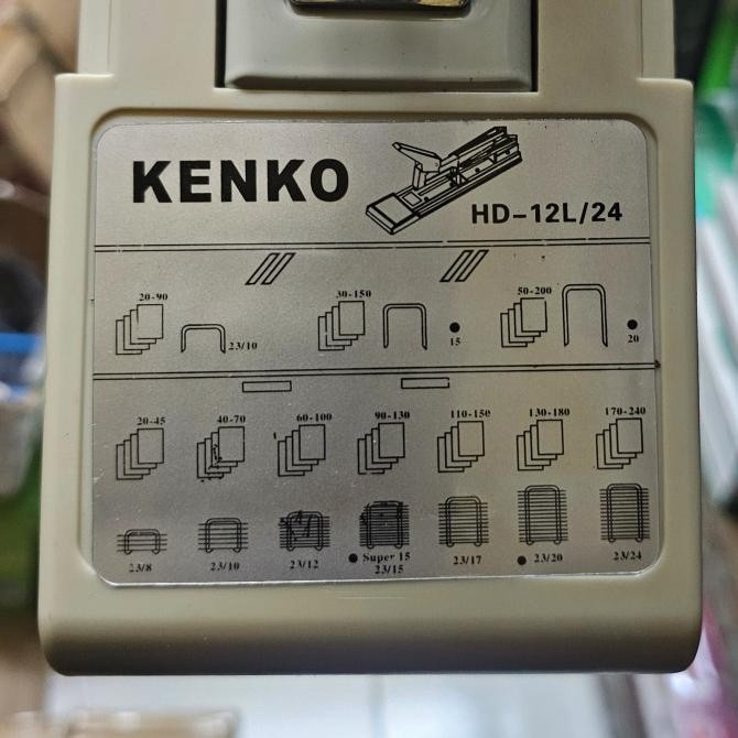 

Gg Stapler Jilid Kenko Hd-12L/24 / Staples