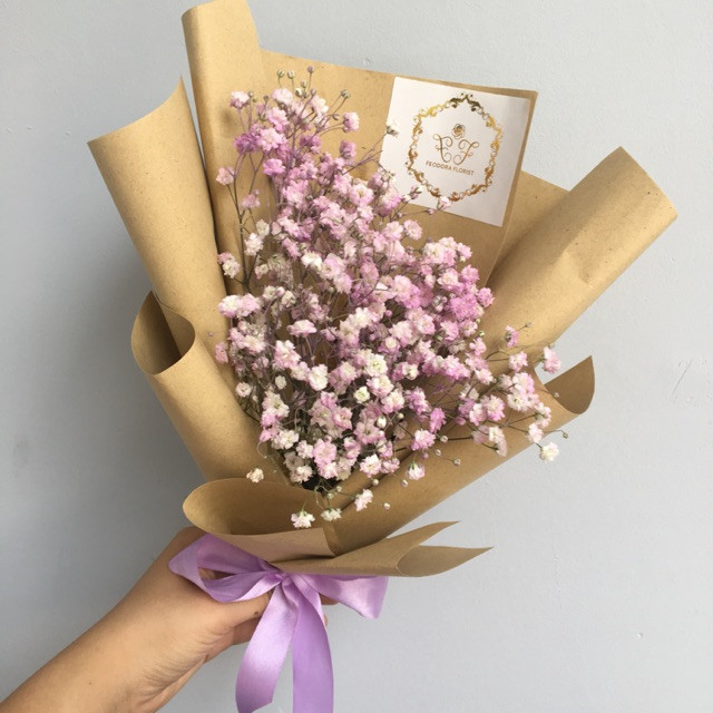 New Produk Baby Breath / Bunga Baby Breath Artificial / Artificial Baby Breath Palsu Dekorasi Bucket