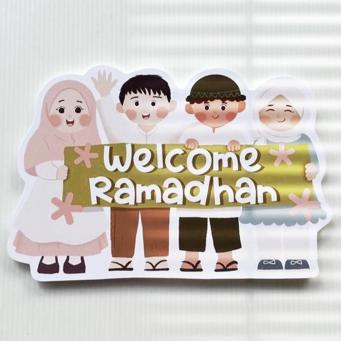 BIG SALE BOARD STEROFOAM WELCOME RAMADHAN DEKORASI BACKDROP ATAU PAWAI SEKOLAH 