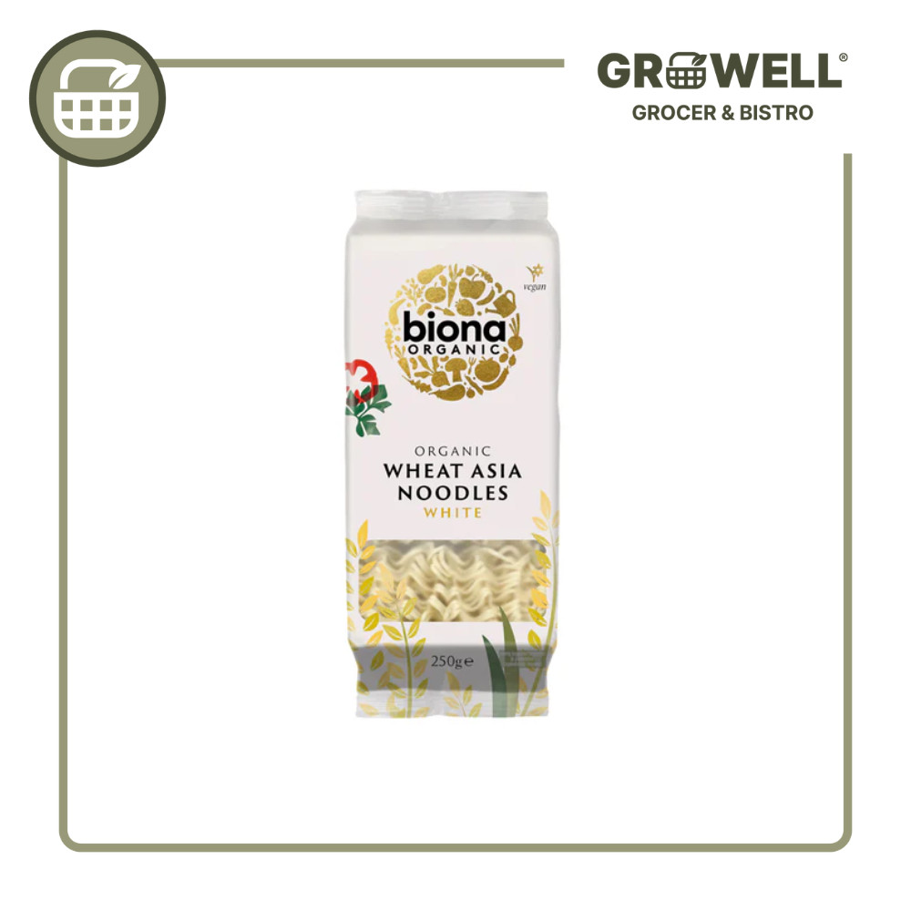 

BIONA ORGANIC WHEAT ASIA NOODLES WHITE 250 GR