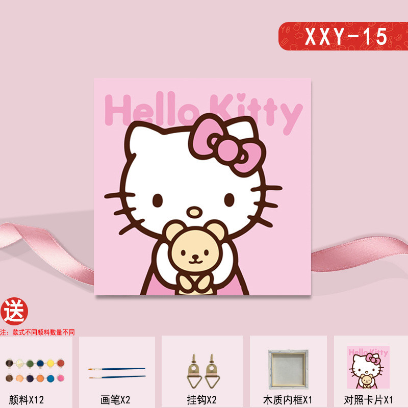 

Canvas Painting By Number / Melukis Mewarnai Kanvas Nomor Prakarya Anak