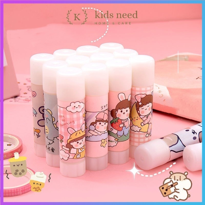 

Lem glue Stick / Lem Kertas stick / Lem putar katakter / Lem Batang Motif Kartun Lucu