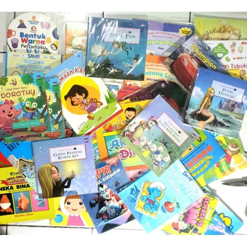 

BUKU ANAK ANAK, stok terbatas!