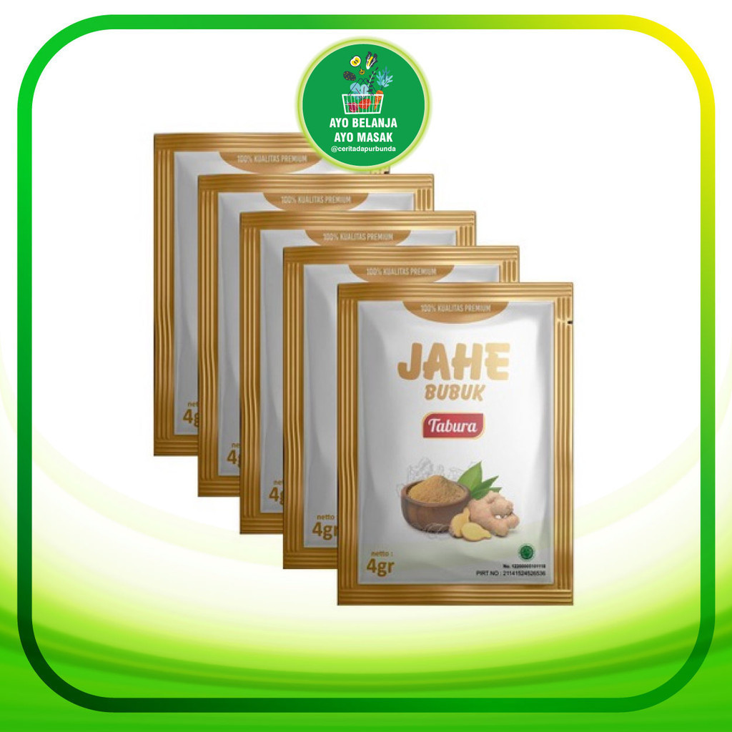 

Jahe Bubuk TABURA sachet 3 gram