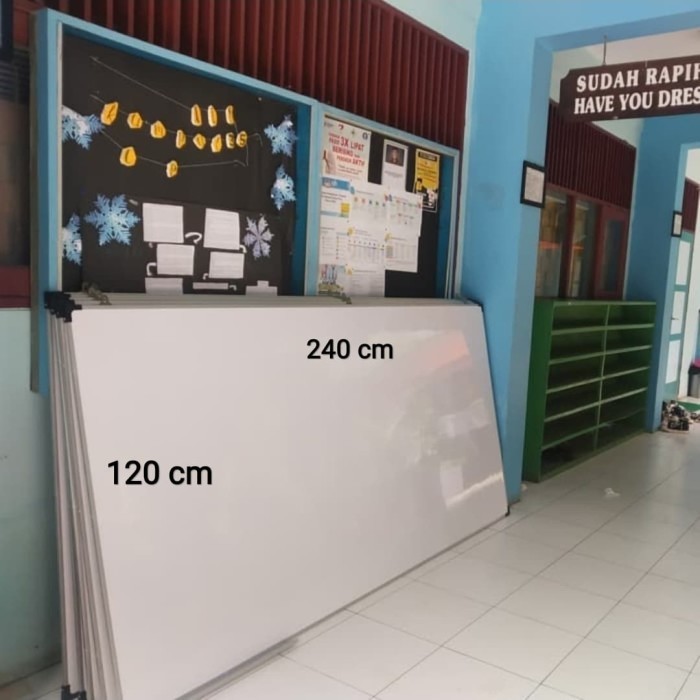 

Terbaru Whiteboard Sekolah 120 X 240 Cm Papan Tulis Sekolah Promo Ready Stok