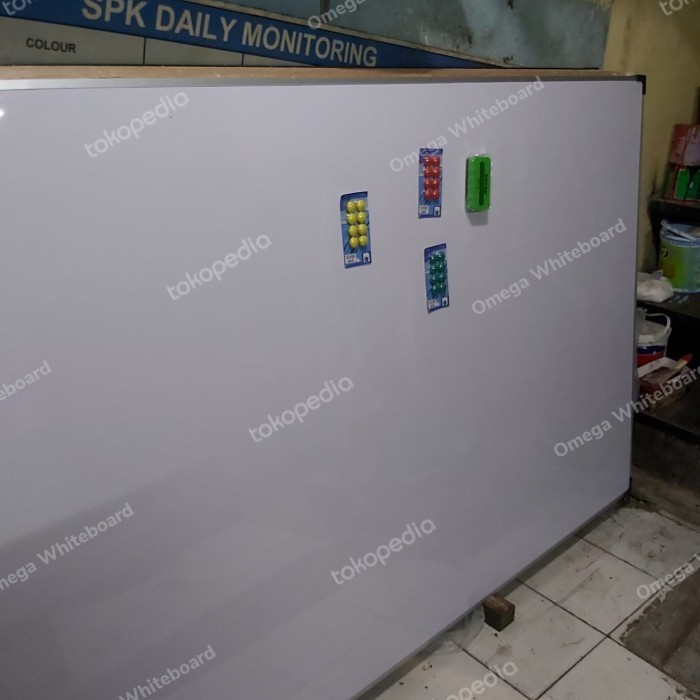

Terbaru Whiteboard Magnetik 90X120Cm Promo Ready Stok