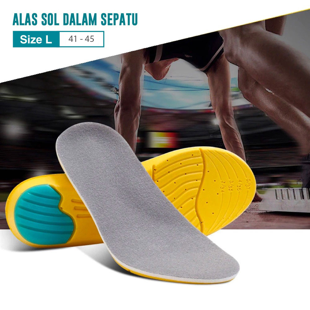 Insole Sepatu Alas Kaki Orthopedic Running Cushion