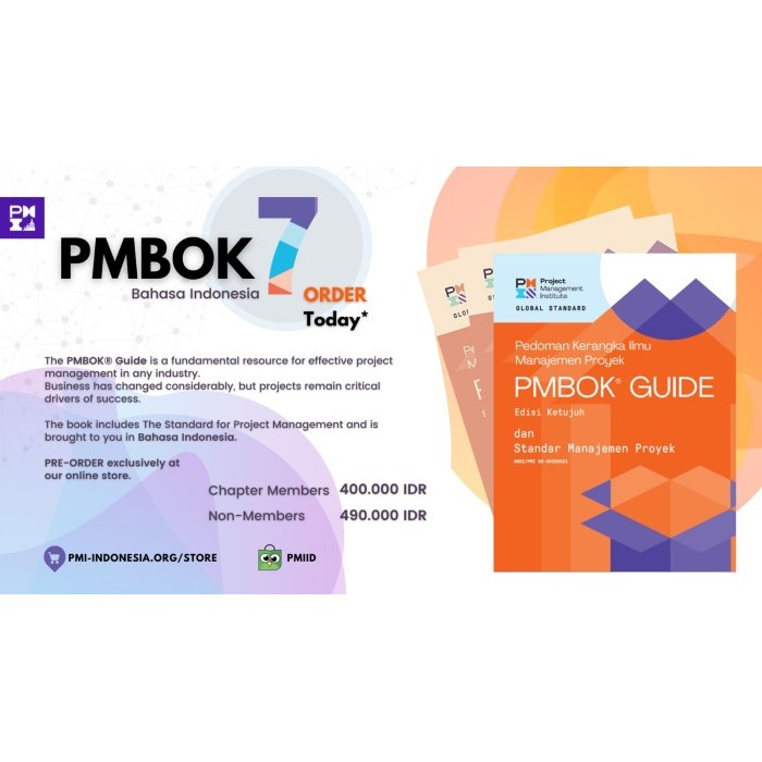 Terbaru Pmbok 7Th Edition - Bahasa Indonesia (Pre-Order) Promo Ready Stok