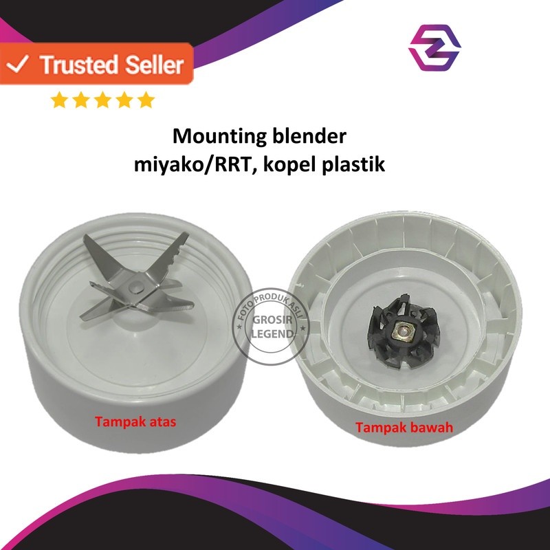 Mounting Mangkok Blender Nasional Miyako Rrt Putih