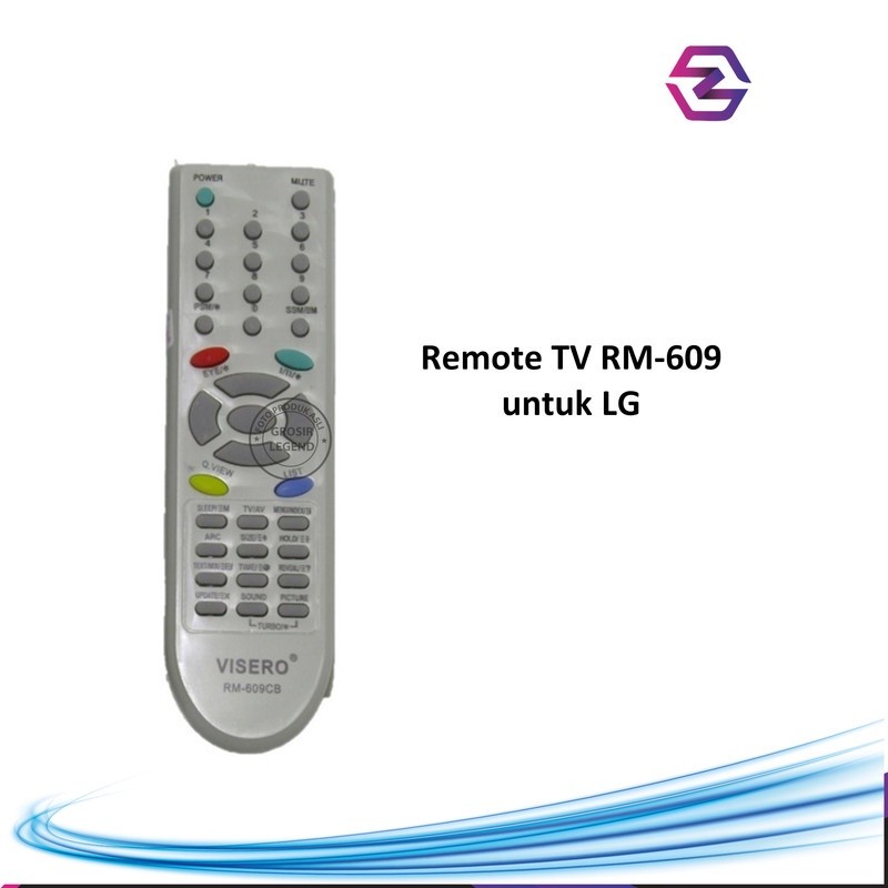 Remote tv universal Visero RM 609 untuk merk LG