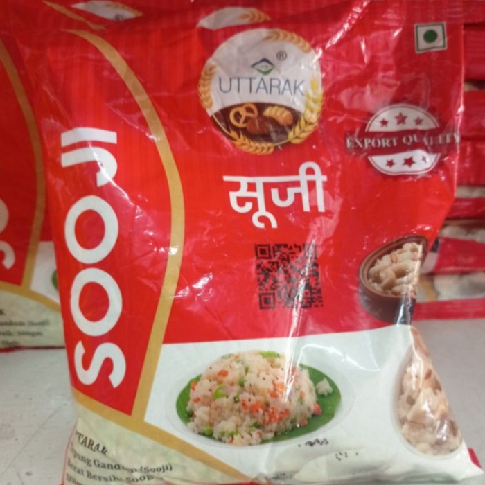 

!!!!!!] SOOJI UTTARAK 500G / Tepung Sooji / Tepung Semolina / Suji India