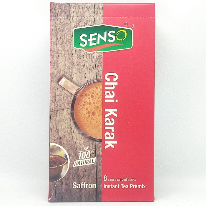 

siap kirim] CHAI KARAK SAFRON SENSO 160G Instant Tea Premix / Serbuk Teh