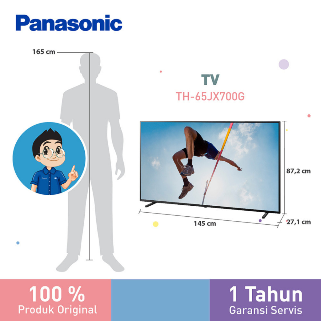 Panasonic TH-65JX700G Smart Android TV 4K HDR [65 Inch]