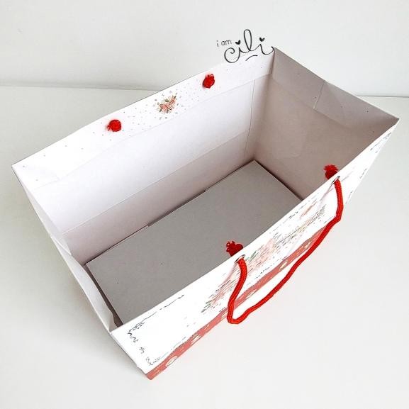 

uk-68 ( PAPERBAG 27 x 14.5 x 17 cm NATAL) Paperbag tas natal christmas (ISI 10) Murah