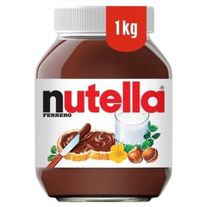 

Nutella 1Kg - Chocolate Hazelnut Spread - Bpom