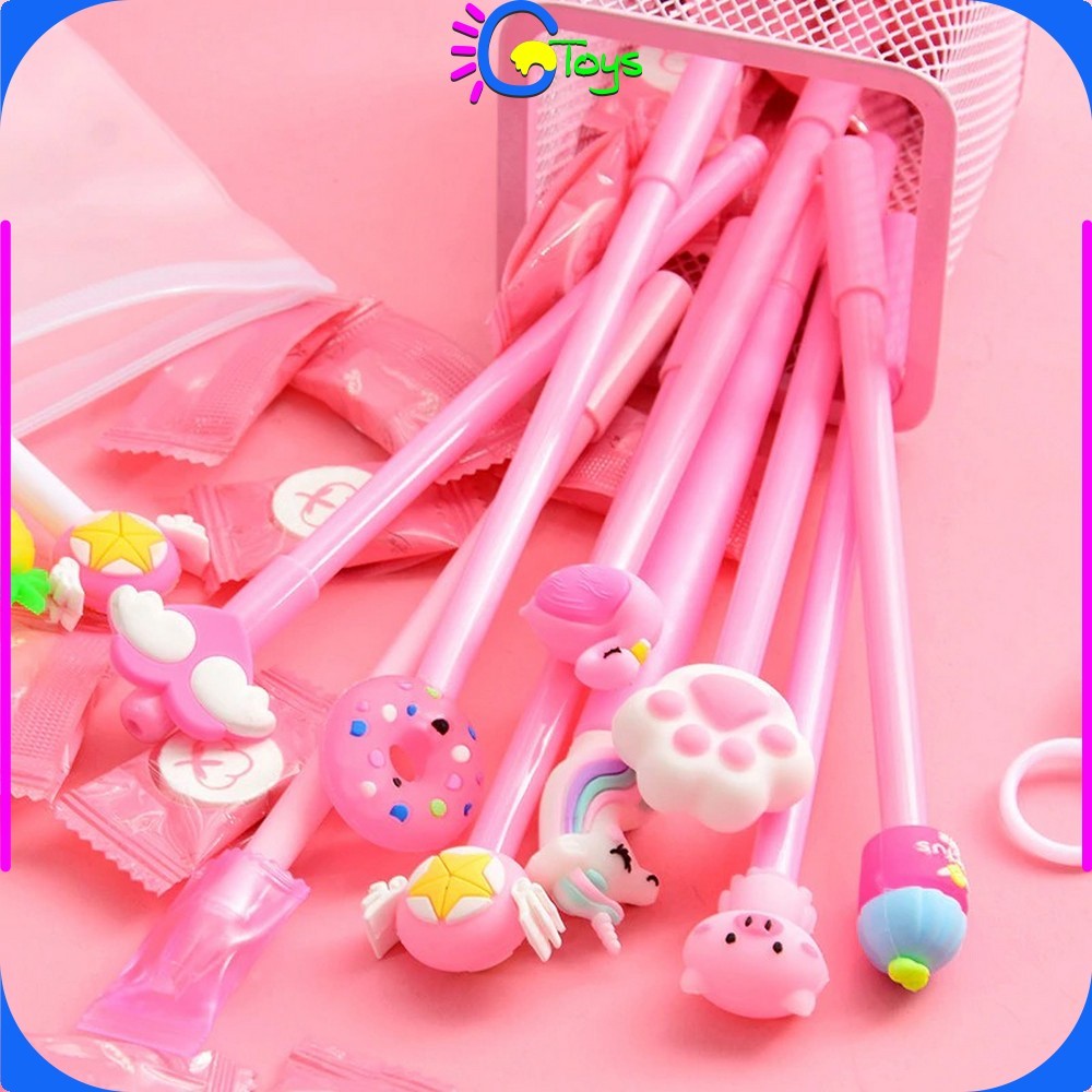 

Cr-A15 Pulpen Gel Karakter Lucu Set Isi 20Pcs Pena Free Zipper Pouch Tempat Pensil Transparan Murah