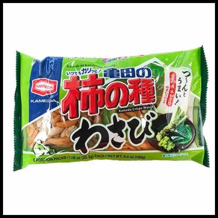 

Kameda Kakinotane Wasabi Crackers Beras Jepang Impor Enak 182 Gr